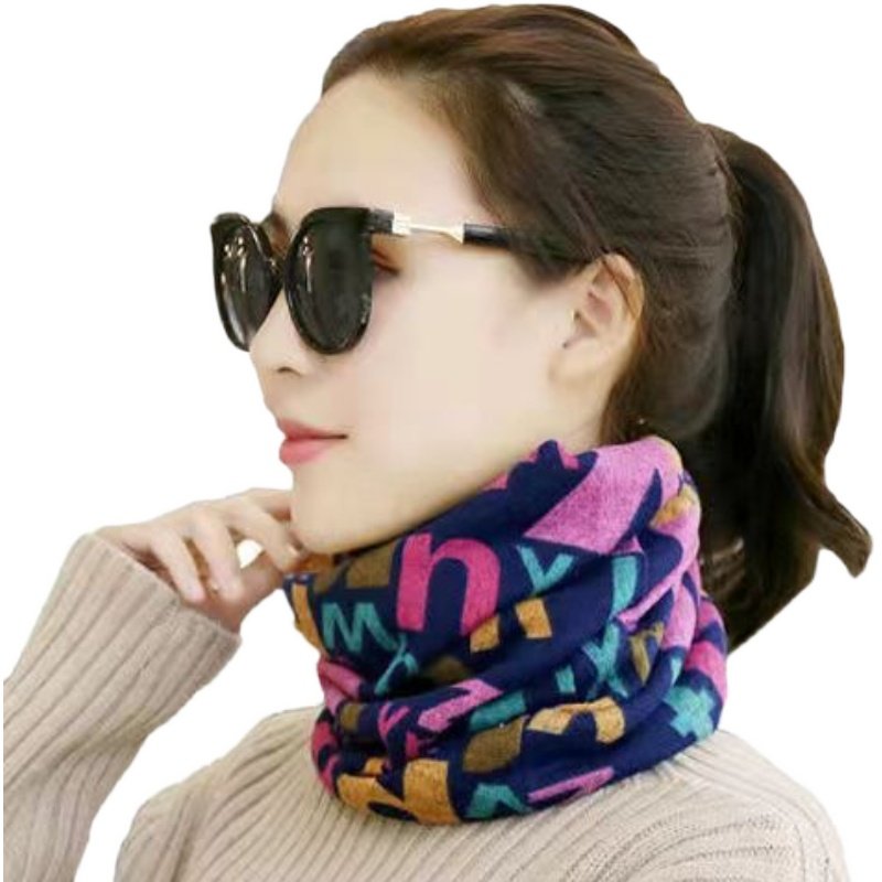 Autumn and winter's General Korean-style neck vertebrae with a twirl hat to keep the sun warm