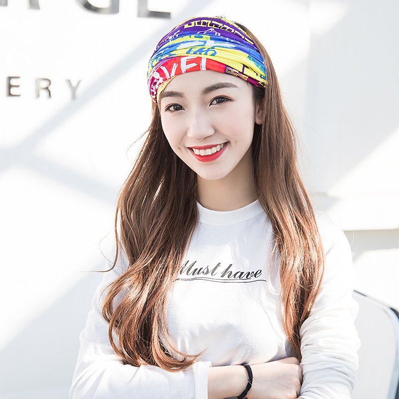 an outdoor multi-purpose magic turban customized logo for an ice-covered hood with a gift towel