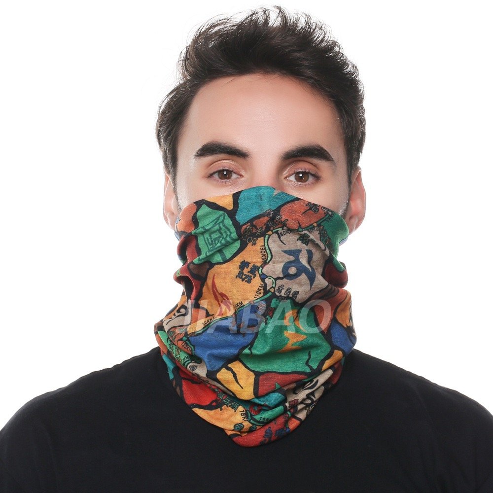 The man who rides the turban magic turban on the outside, the woman's summer thin, cool, sunproof, UV-proof mask