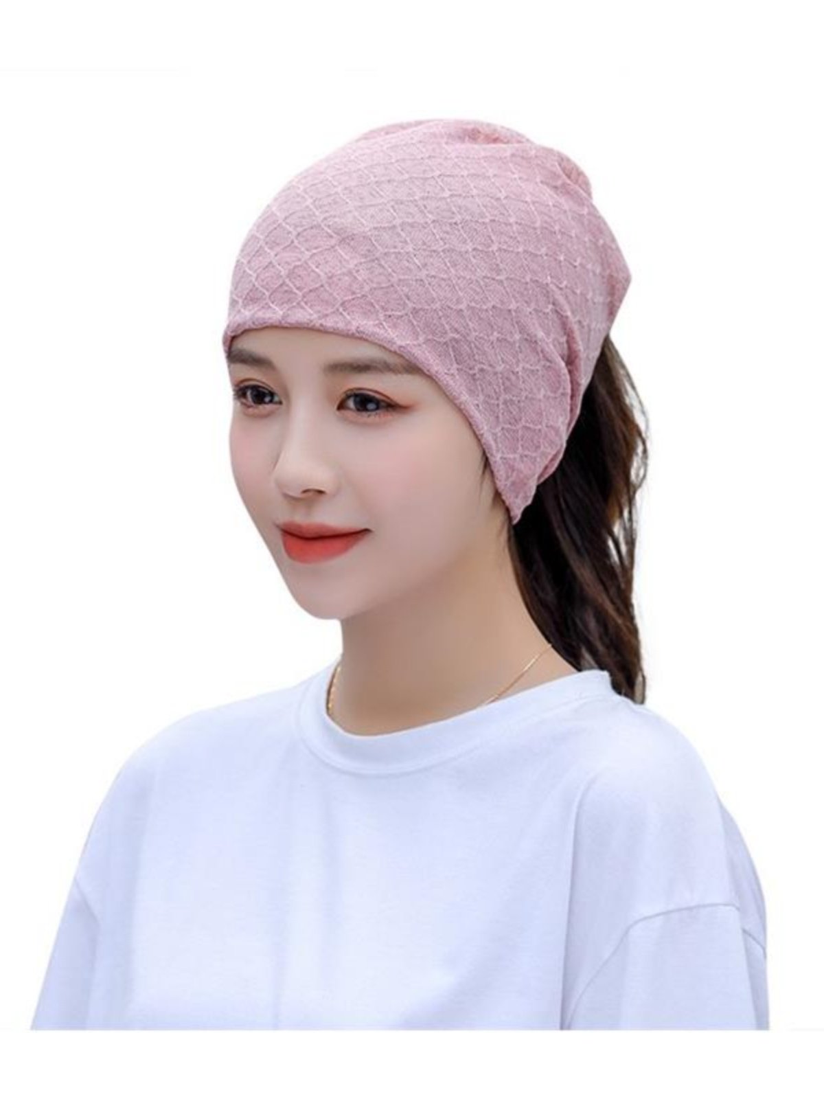 Summer turban neck sunscreen, ice-wired air-conditioning caps, outdoors for the forehead and tan