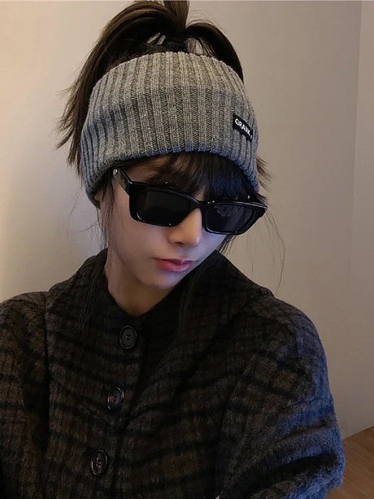 The hair knitting with a 2024 new hair-covered head and a wind-proof turban