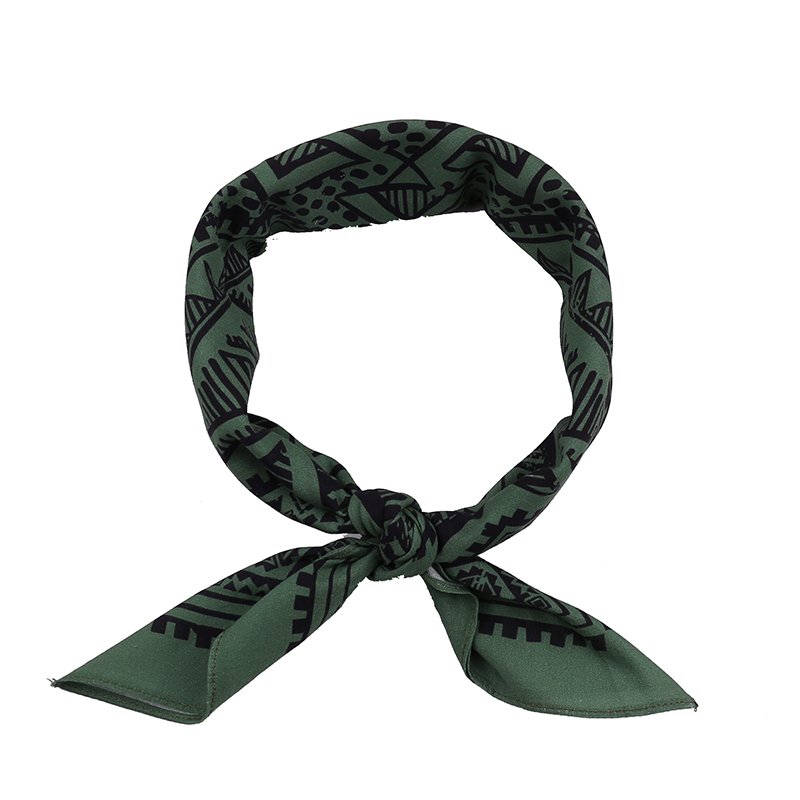 BANDANA AMERICAN TRANSCRIPT ARMY GREEN-RIDING HOODS AND HOODS AROUND THE STREET
