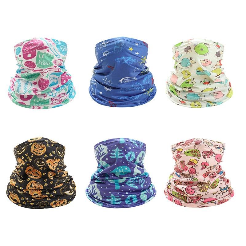 Children's sunscreen masked youth riding turban boys riding sweating ice-skin magic towels to cover their faces