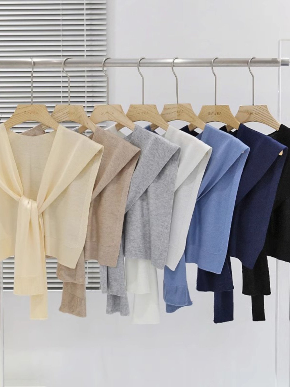 2024 new spring and autumn crotch shawl with a bungalow in the summer office air-conditioning room for the neck