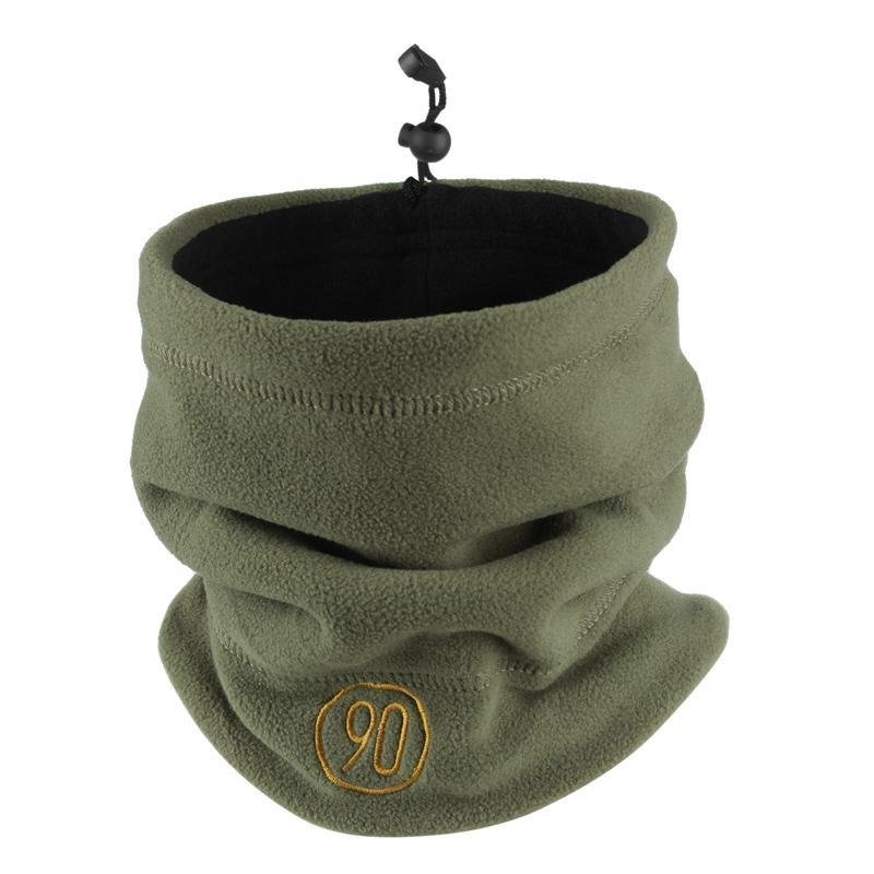 Men around the tides of autumn and winter velvet and thick-grained wind mask scarfs with warm and protective necks