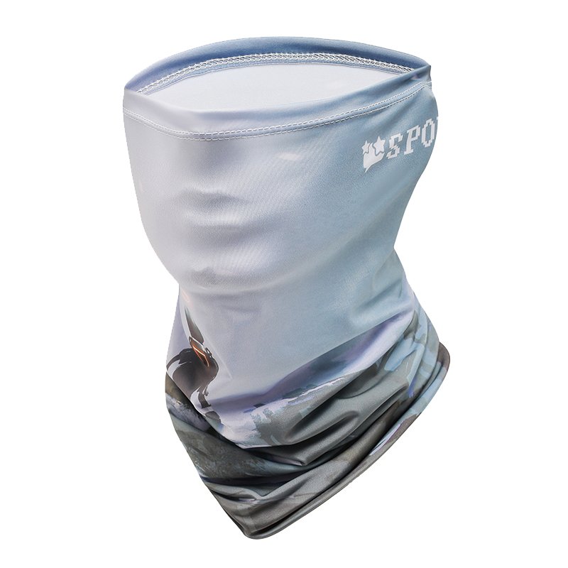 Outdoor tanning mask male ice-swipe-covered summer turban girl climbs the mountain to catch a fish turban