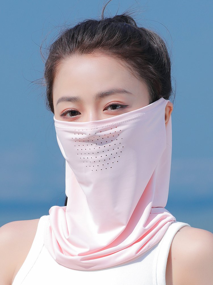 The sunscreen turban turban turban turbans for the summer twirling of the neck and the outdoor exercise to keep up the sun
