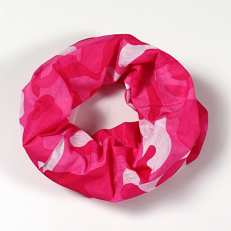 An outdoor multi-purpose, seamless turban colour change