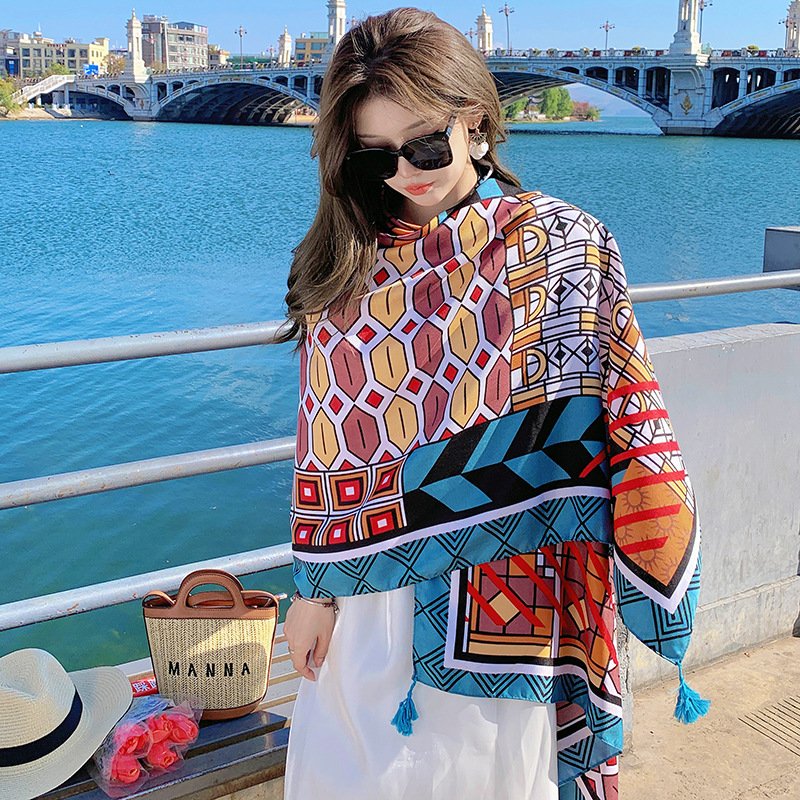 The national wind shawl in Xinjiang, Tibet