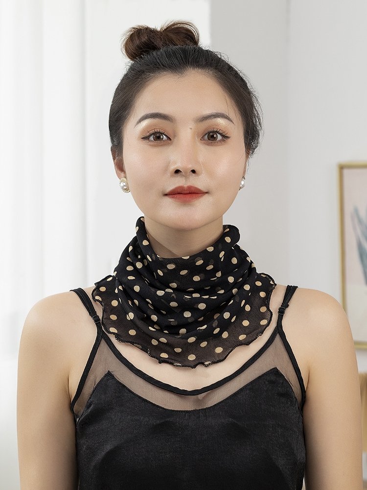 Summer sunscreen mask with ear mask towels and UV-protected neck-marked hair belts
