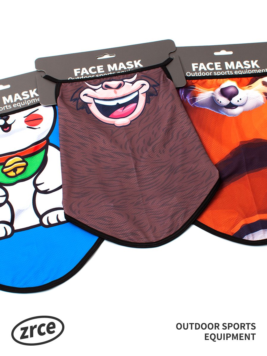 Children's sports headscarves, men and women, ice- and sun-proof, wind-proof necks, hiking around the mountain, wearing ear masks