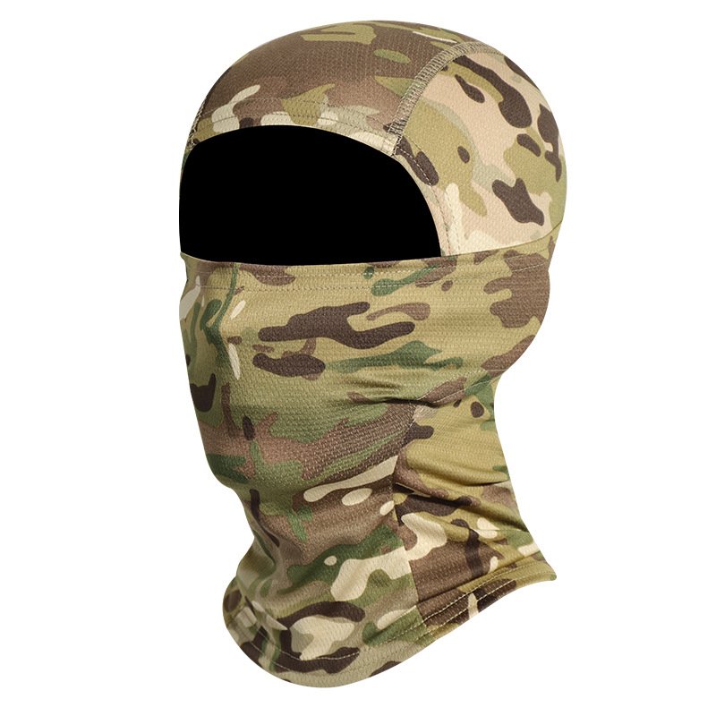 The sun-shielded dry sweat mask on a bonnet outside of the sun-dry-drive