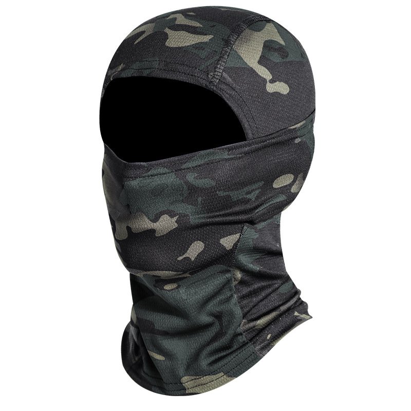 The sun-shielded dry sweat mask on a bonnet outside of the sun-dry-drive