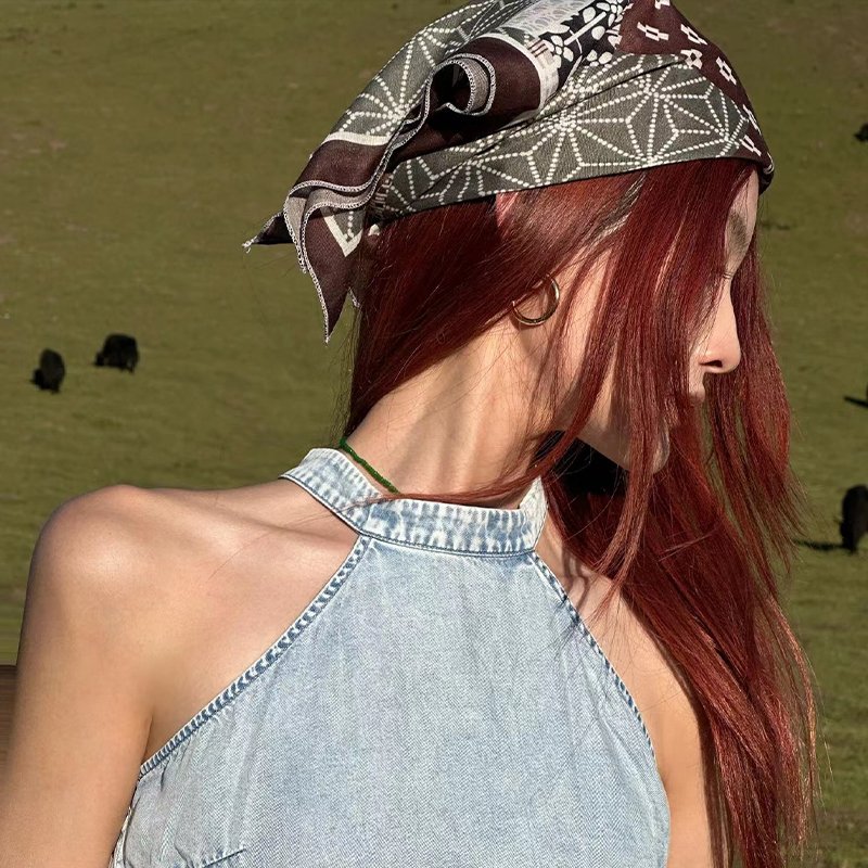 summer korean national cashew turban y2k hot chicks with turban turbans and turbans are out on their way to the top