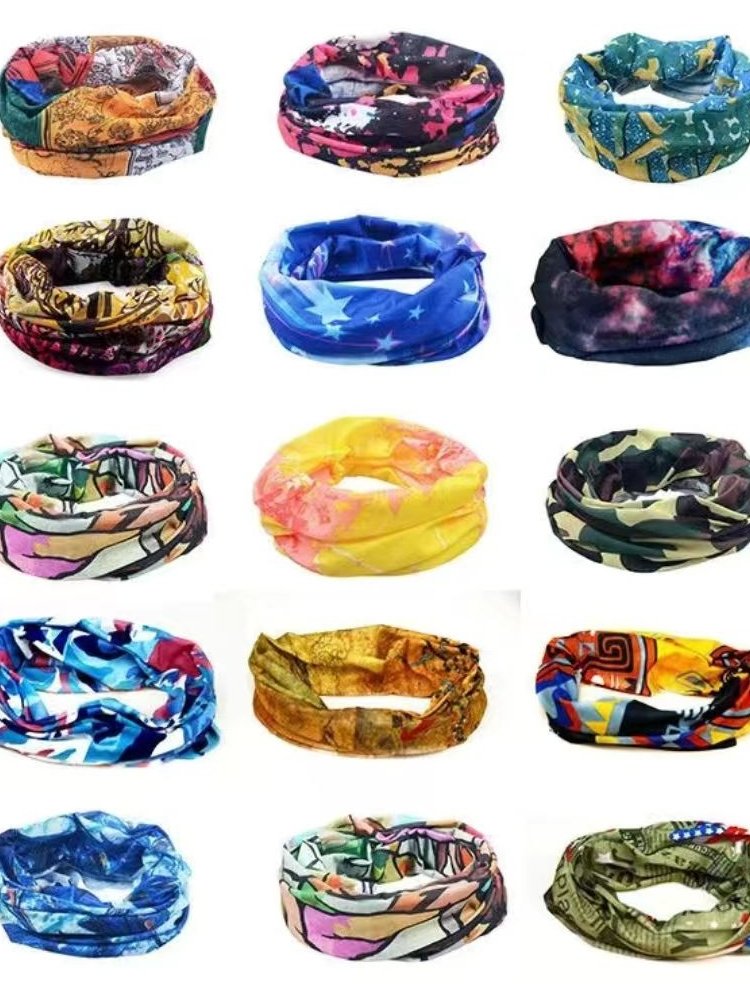 The bike magic turban around the summer sunshield twirl and the whole face of the twirl
