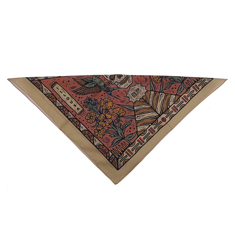 Bandana American vintage man with a turban on his turban and a turban on his shawl