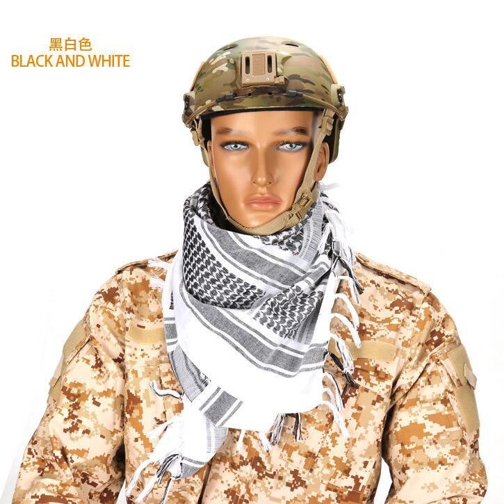 Arab Tactical scarf, sand-proof exterior mask, wind-proof headscarf, millibirds with thick cotton shawl