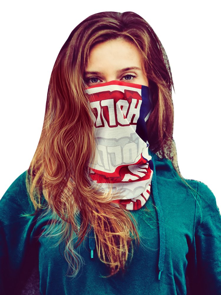 The sunscreen mask on the outside of the Hollywood Wallows, the UV-line ice-crazed neck