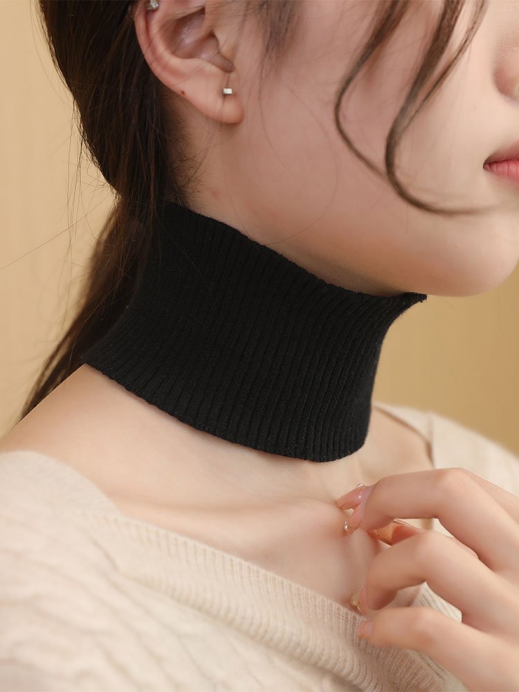 Single cotton vertebrae, men and women, spring air-conditioning room, cold-guarded neck-lined moons to keep warm