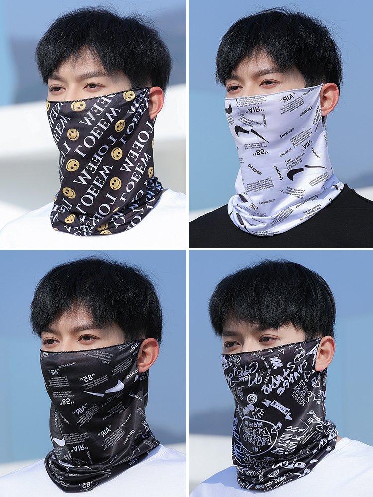 Sunscreen mask male ice turban female neck-crowding turbans for a summer out-of-house fishing motorbike