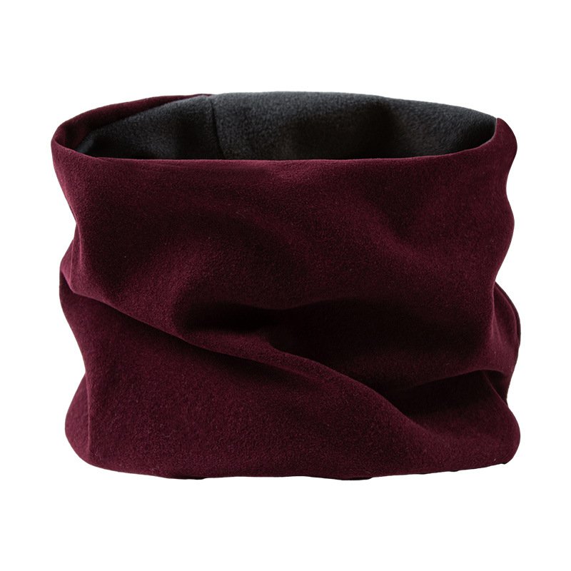 Autumn and winter gushing men and women warmed up against the cold scarf movement, riding wind and velvet with thick vertebrae