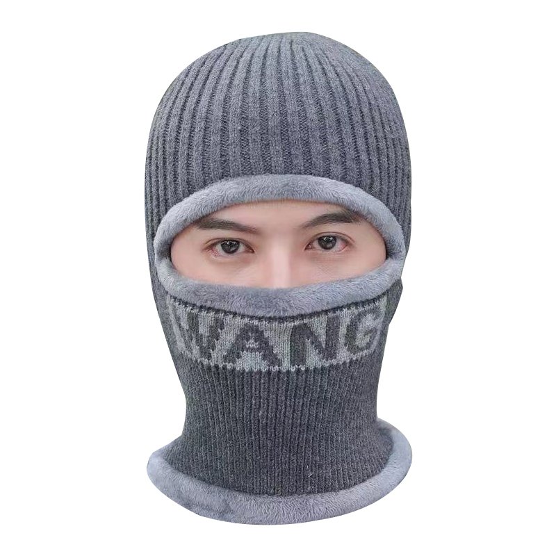 A hat for men and women for the autumn and winter hair hats, a heater needle for the head, a wind-covered scarf for the ear