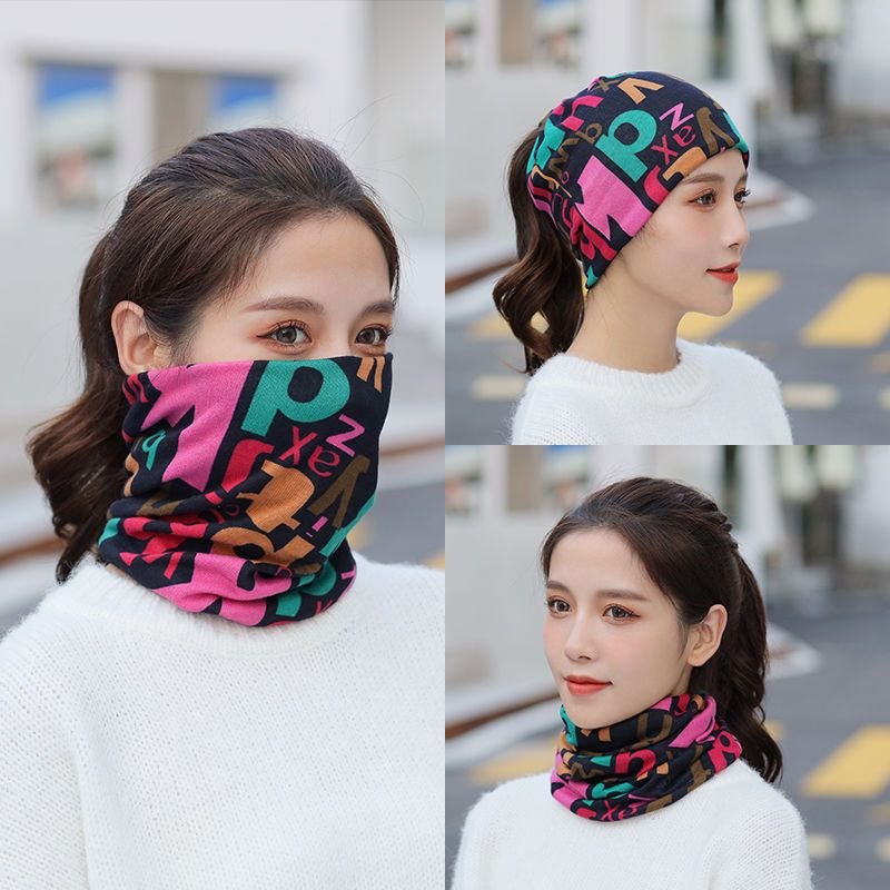 Autumn and winter shawl hats, a full of multi-purpose hoods, twisting the man and woman's general moon hat