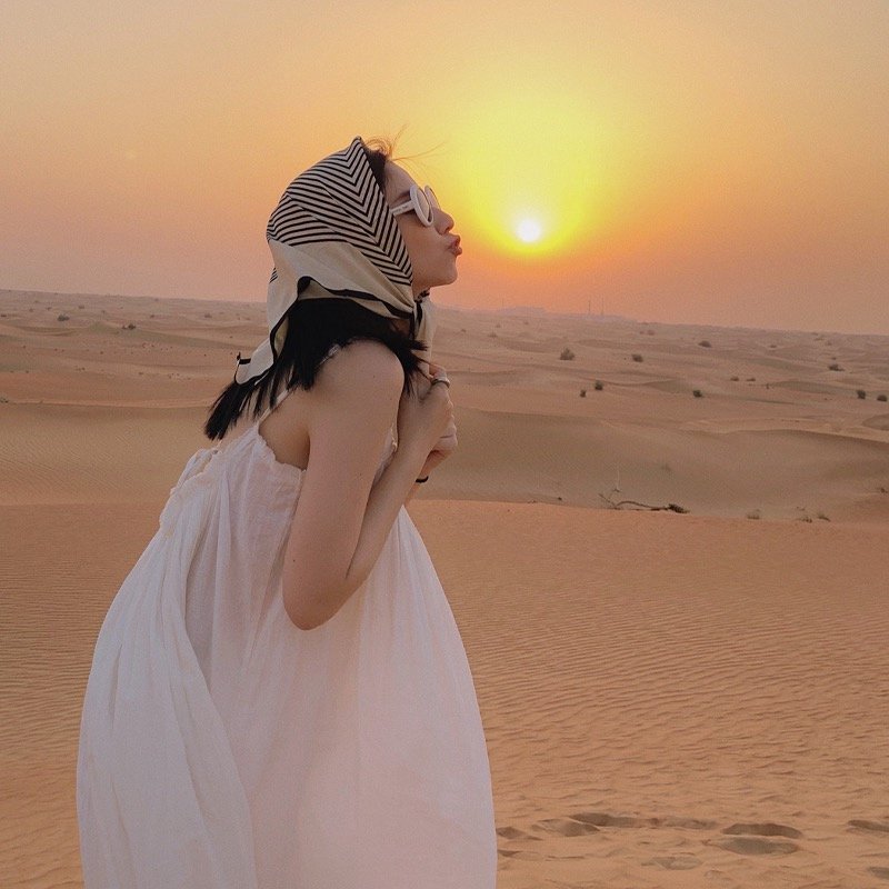 Korean desert tourniquet scarf with small stripes and turban-proof turban hairdresser It's a big deal