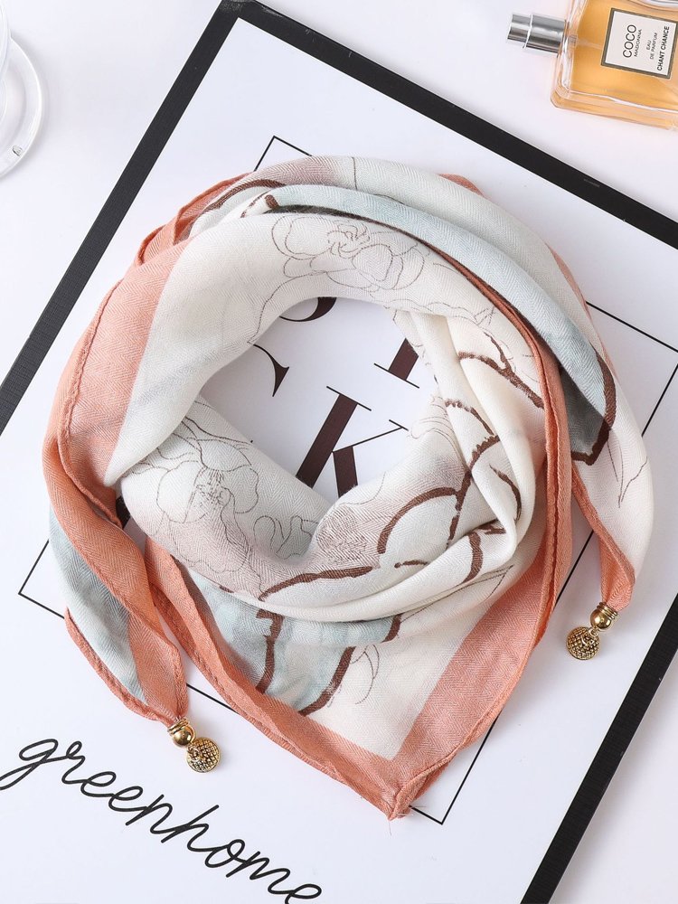 Magnetic silk towels, 2024 new cotton turbans for the neck, autumn and winter