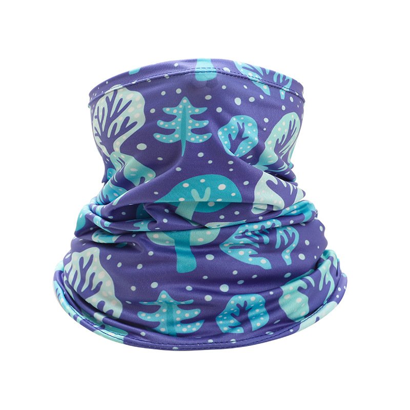 Summer children riding magic towels and cartoons outside their headscarfs