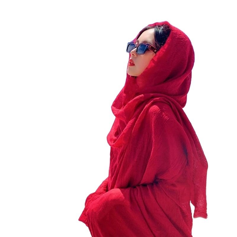 Scarves and turbans are super-skinned