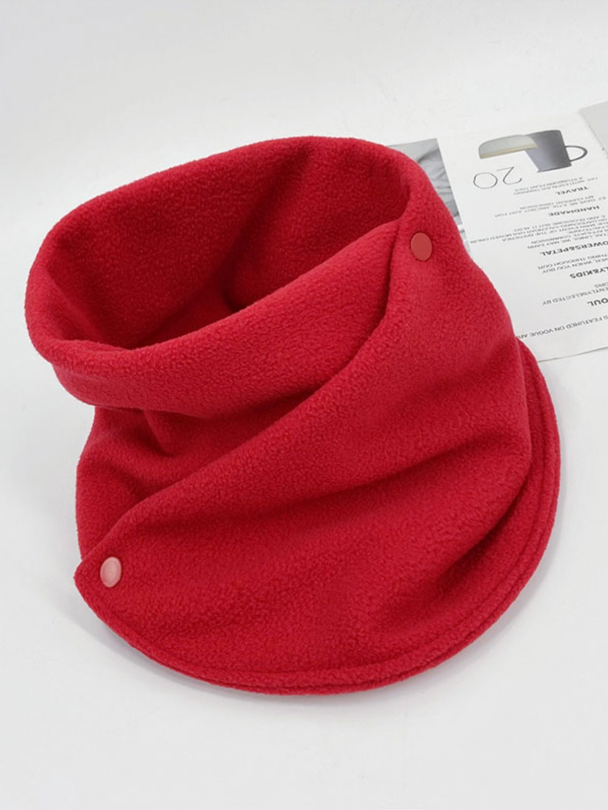 Scarve women warm their necks in winter