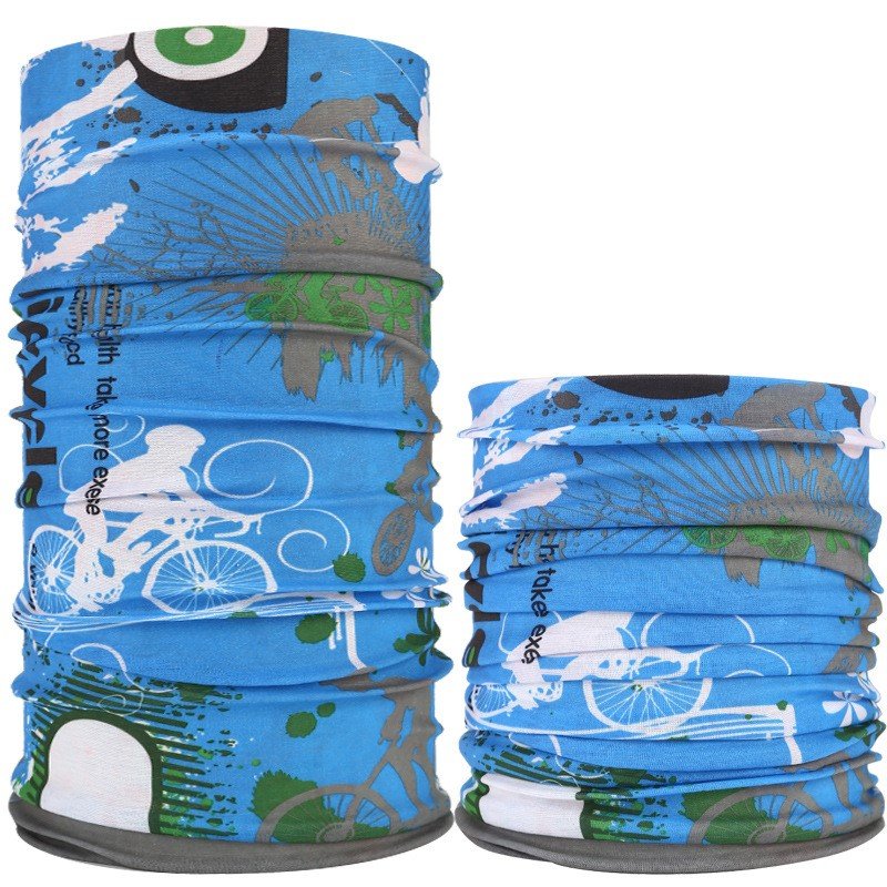 An open-air-protected, multi-functional, turban-muffled turban cycling cap