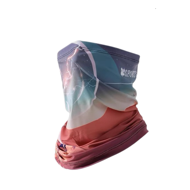 In the summer, tan masked men and women, iced silk headscarves, neck-covered turbans, and headscarves outside the sun