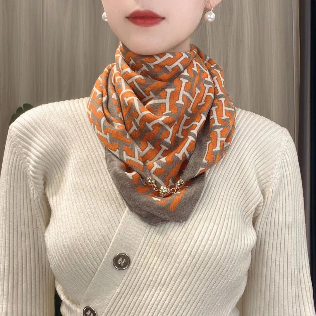 In winter, the new 65-turban magnetic suffocation swirl, the girl with the triangulation of the twirl