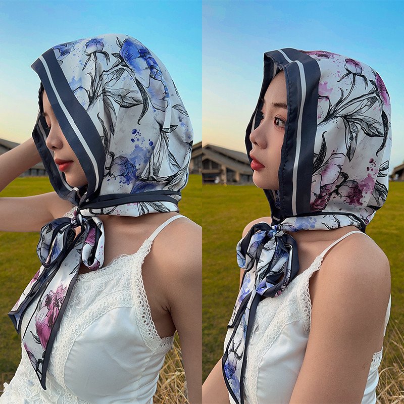 The pink turban cap, the multi-purpose turban cap, the tan-proof turban cap