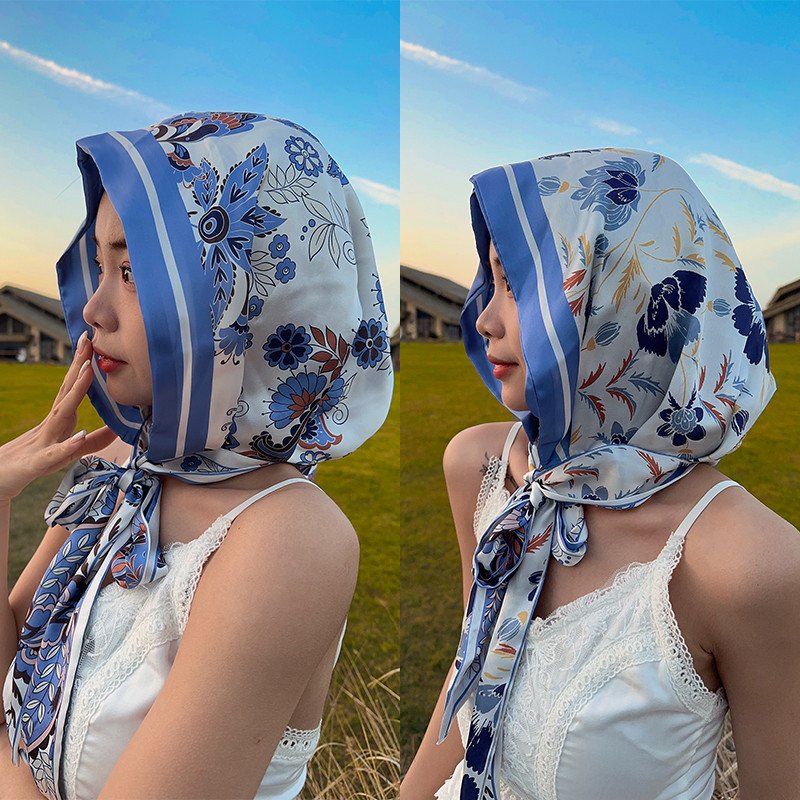 The pink turban cap, the multi-purpose turban cap, the tan-proof turban cap