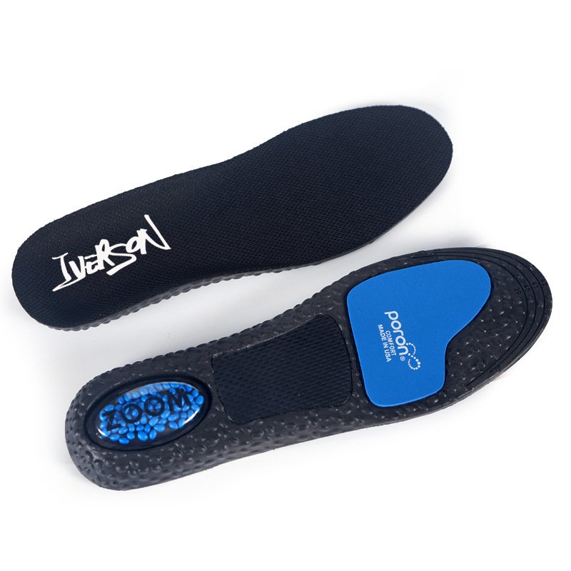 Everson's basketball shoe mats are high enough to buffer the snorkel-swept and air-scrambling