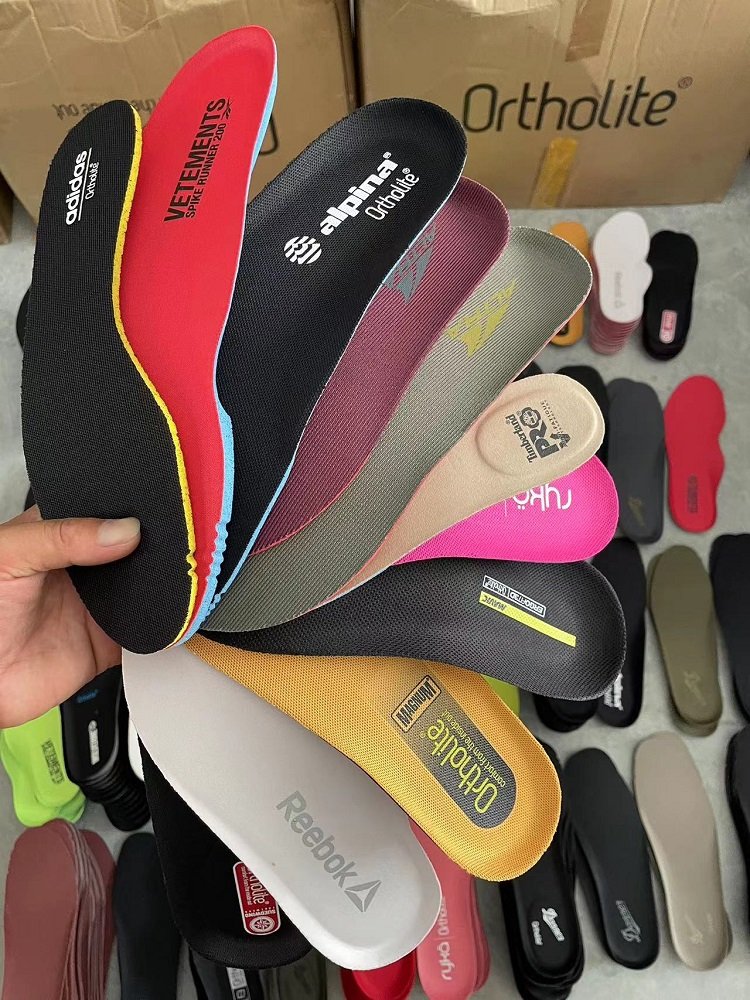 five pairs of sports shoe pads, ortholite basketball drops, sweating and stenching
