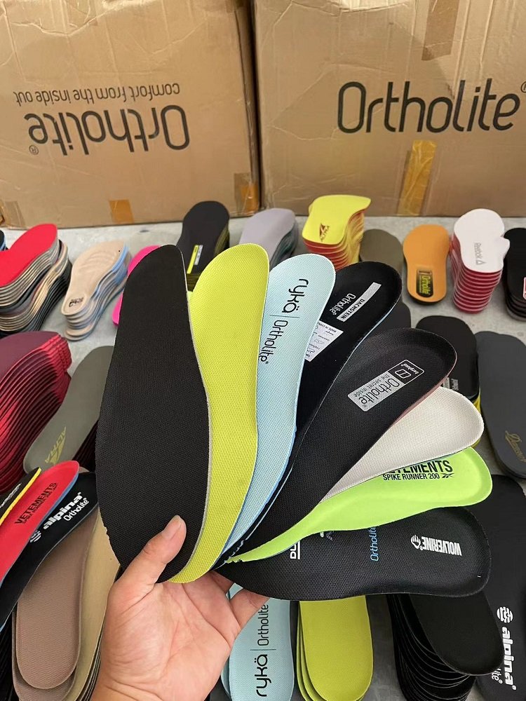 five pairs of sports shoe pads, ortholite basketball drops, sweating and stenching
