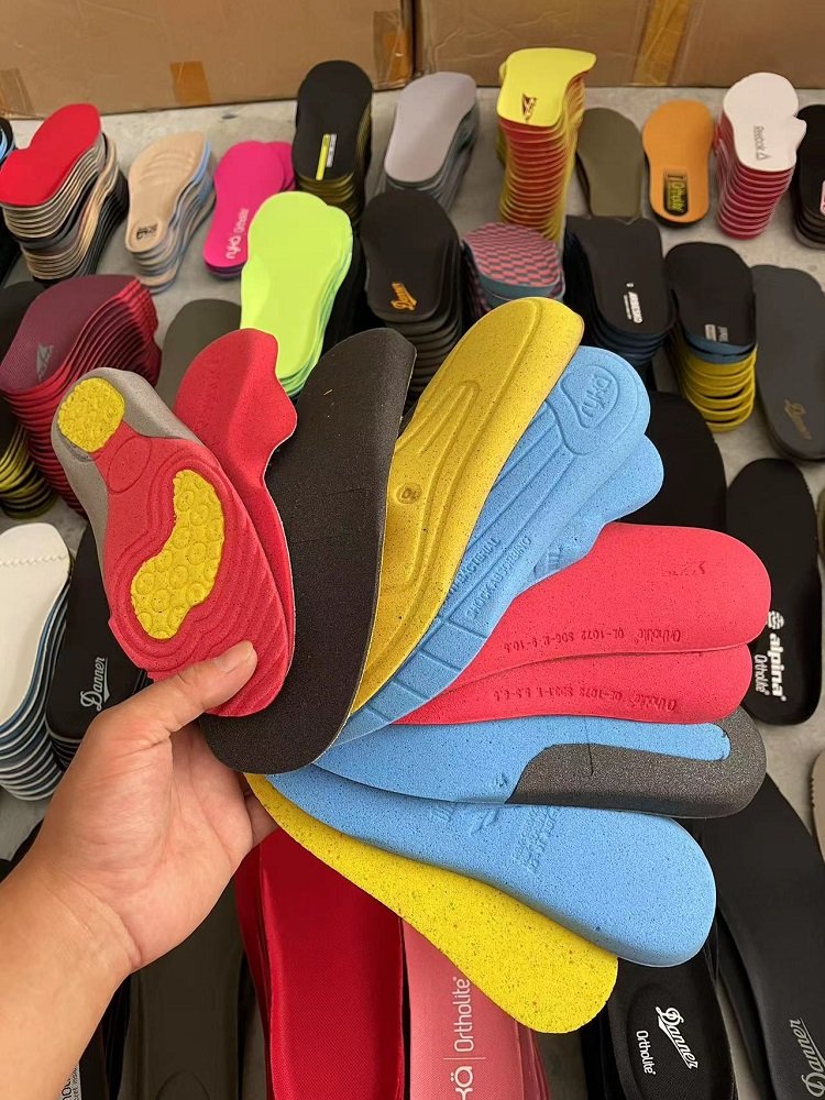 five pairs of sports shoe pads, ortholite basketball drops, sweating and stenching