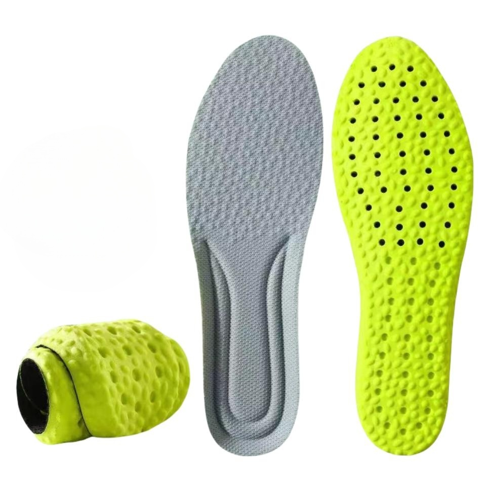 Igrass anti-stealing sneakers lady sweating out of her breath and snorting students