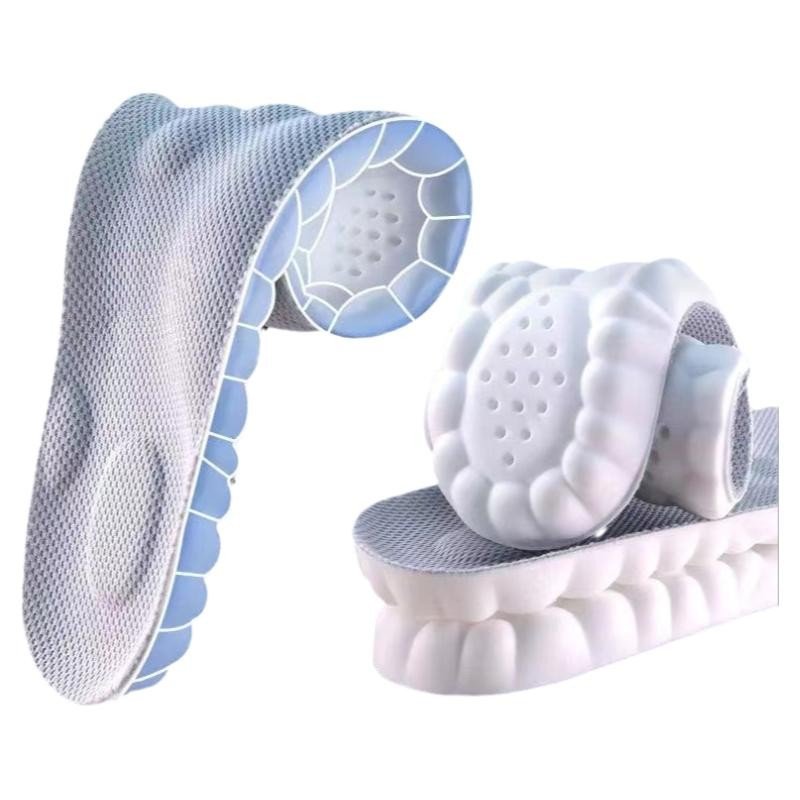 Scrambling shoe pads, men and women sweating through air, smellproof and thick, and sneaker pads supporting the shock reduction manual