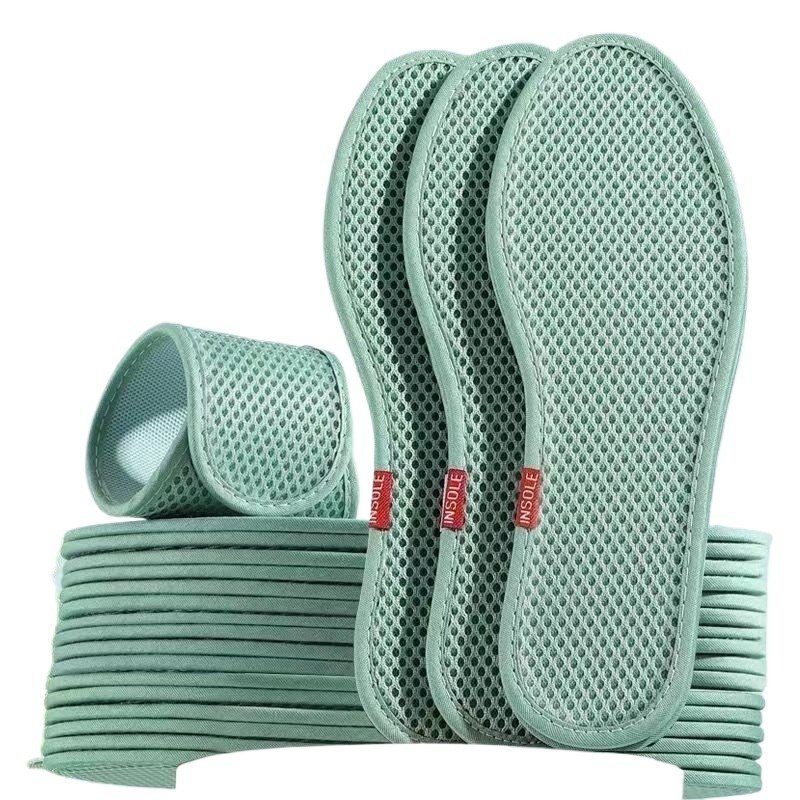 Weed-stealing shoe mats, men and women sweating and stenching, soft-stealing, comfortable sweat-proof, summer-eye-shoe-stealing training