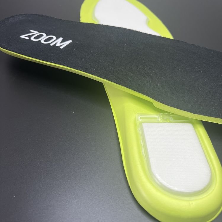 zoom's air-depressed shoe pads slow-shocking carbon plates against twirling basketball