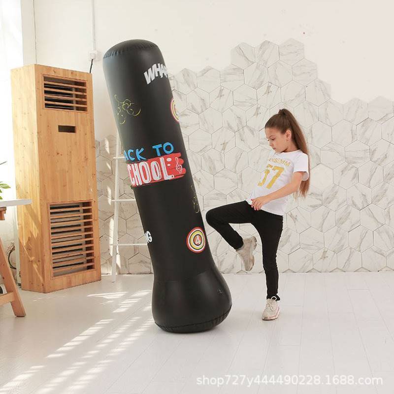 Pressure toy Sanda House Boxing Flequanant Pillar Young Training Device Explosion Stall Thick Spocked Spot Equipment Bag