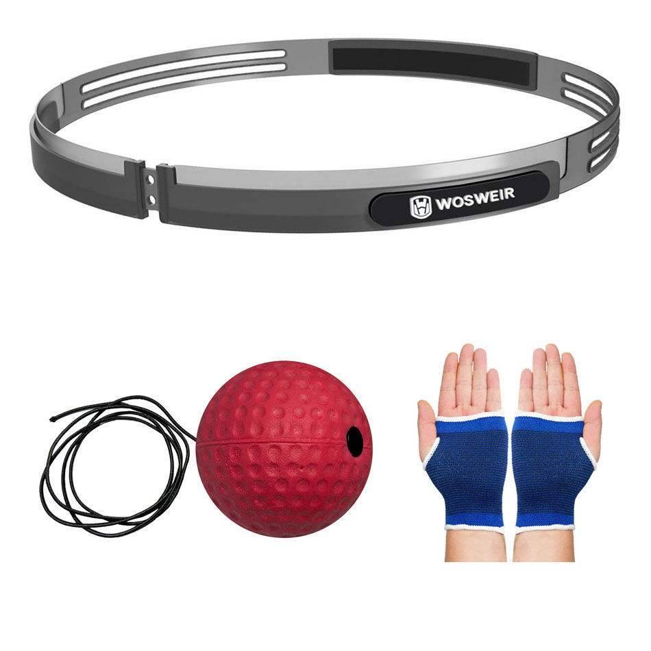 Soft duct tape + red hard ball + hand palm