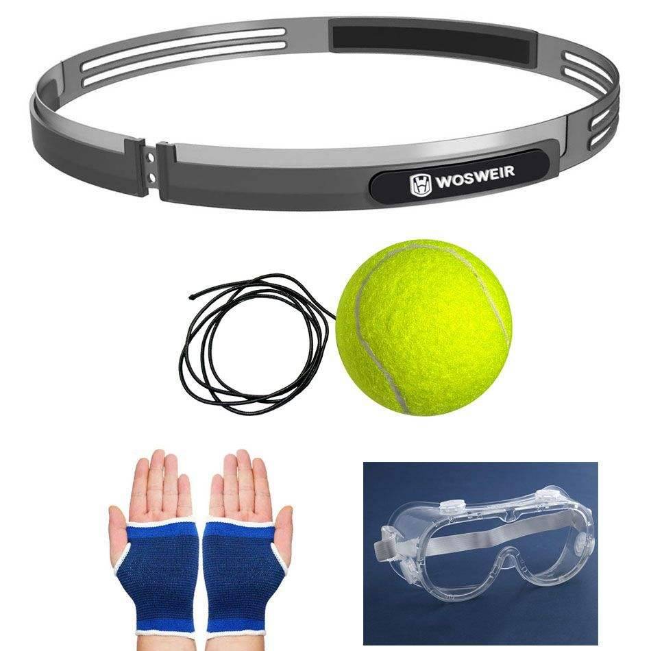Soft tape + tennis + goggles + palms