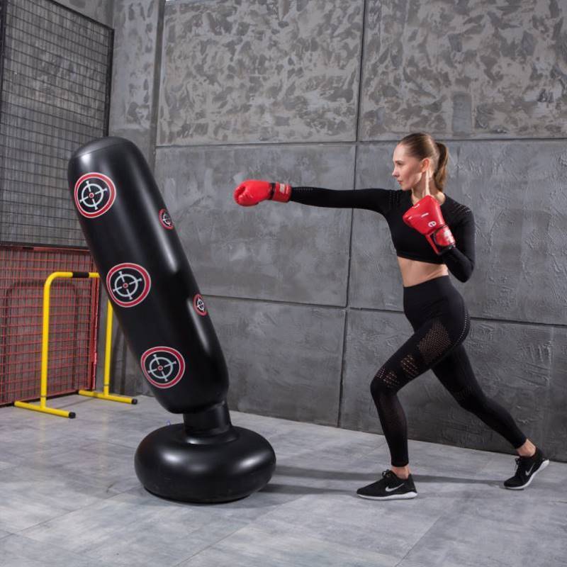 Do not pour children thickened household inflatable boxing column, do not fall, Weng Sanja spot, spot stall -pocket new training device