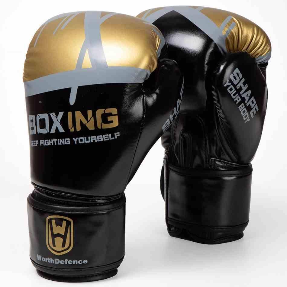 BLACK GOLD BOXING GLOVES